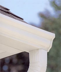 gutter and gutter guards on a home in upper Arlington, Ohio